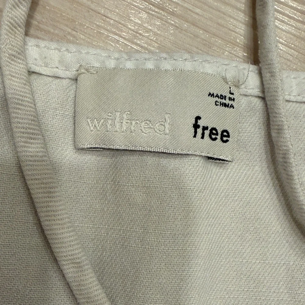 Aritzia Wilfred Tank Top Cream - Picture 2 of 3